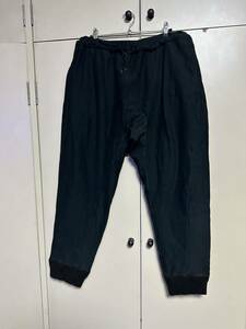 SIVA 2015 COLD DOUBLE JERSEY TWISTED PANTS サイズ３　ブラック　シヴァ　シバ　パンツ