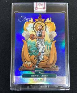 2020-21 panini one and one Stephen Curry Downtown 