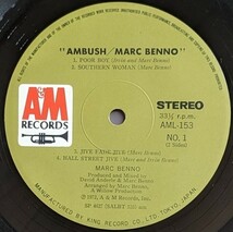 SWAMP スワンプ名盤 MARC BENNO / AMBUSH 国内盤中古レコード JESSE ED DAVIS, BOOKER T. JONES, BOBBY KEYS他参加_画像4