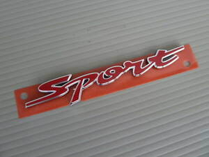 スイフトスポーツZC33S スズキ純正 Sportエンブレム 赤 新品