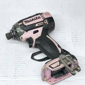 送料無料！ 中古品 マキタ makita 14.4V 充電式 インパクトドライバ TD138DZP ピンク 本体のみ 動作良好 コードレス