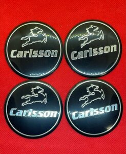 送料無料 カールソン Carlssonタイプ ホイールセンターキャップステッカー 直径56mm 4枚 即決