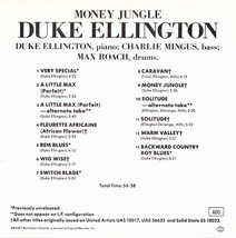 ★ 廃盤CD ★ Duke Ellington Trio デューク・エリントン / チャーリー・ミンガス / マックス・ローチ★ [ Money Jungle ] ★最高です。 _画像2