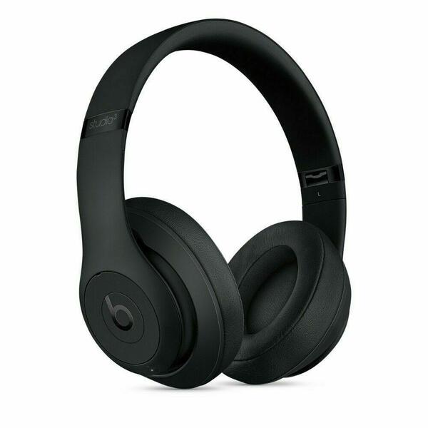 未使用に近い Beats Studio3 ビーツ ワイヤレス wireless ノイズキャンセリングヘッドホン matteblack マットブラック 黒 Bluetooth