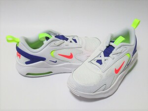 NIKE AIR MAX BOLT PSE 白 紫 17cm ナイキ エアマックス ボルト スリッポン ゴム紐 ホワイト クリムソン CW1627-103