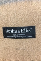 経堂)Joshua Ellis ジョシュアエリス カシミア ボーダー レディース マフラー ブラウン_画像3