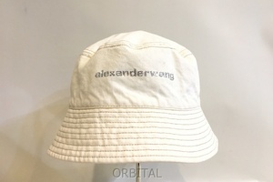 二子玉)Alexander Wang アレキサンダーワン 22年品 バケットハット Bucket Hat ホワイト 4DC3229001 ユニセックス 0/S 国内正規