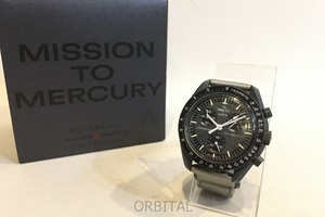 二子玉) OMEGA x SWATCH オメガ × スウォッチ マーキュリー MOONSWATCH-MISSION TO MERCURY 腕時計 SO33A100 正規