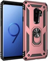 GalaxyS9/S9+ ケース SC-03K SCV39 SC-02K SCV38 リング カバー TPU+PC材質 滑り止め 360°回転 リング付き車載ホルダー対応 一体型 カバー_画像2