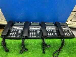 ○GW8174サクサ　saxa 8ボタン標準多機能電話機　TD810（K）4セット○
