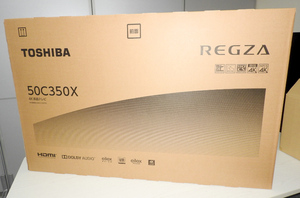 ★未開封品!! TOSHIBA 東芝 REGZA 4K液晶テレビ 50C350X 50インチ 23年製 [220サイズ] [※沖縄・離島発送不可]