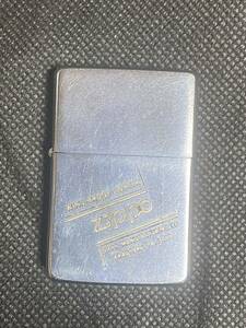 ZIPPO フラットヘッド A〜V 1989年製 ジッポーモダンロゴオイルライター 