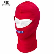 セール！スパルコ新品未使用■フェイスマスク　レーシングカート　走行会　SPARCO BALACLAVA B-ROOKIE■バラクラバ　赤_画像1