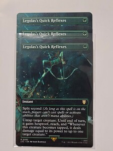 MTG 『Legolas's Quick Reflexes』英語版 1枚（即決）（3枚まで）