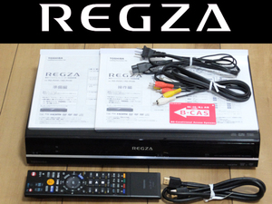 ★16 完動美品 HDD使用時間極少 REGZA RD-R100 2011年 ダビ10 リモコン/B-CAS赤/取説/HDMIケーブル/3色ケーブル付 ★