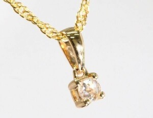 【華】ダイヤモンド ネックレス K18YG 18金 高級仕上げ 高品質 プレゼント 最高 希少 3311