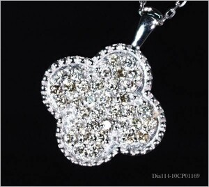 【華】ダイヤモンド ネックレス 上質 0.30ct PT850 プラチナ製品 刻印有 国内生産 限定 PT900 3322