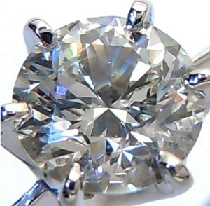 【輝き】一粒 ダイヤモンド ネックレス 大粒 特大 PT900 PT850 pt90085015 プラチナ製品 1-1212