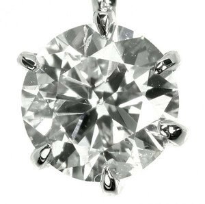 【輝き】一粒 ダイヤモンド ネックレス シンプル 大粒 PT900 プラチナ製品 国内生産 高品質 限定出品　1212