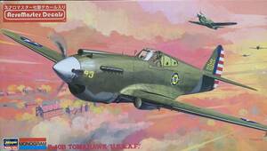 ハセガワ 1/48 アメリカ陸軍航空隊 戦闘機 P-40B トマホークU.S.A.A.F