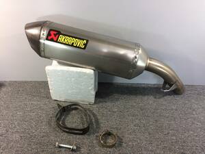 管理番号03033　【転倒傷あり】　AKRAPOVIC　アクラポビッチ　VFR800F　14-21　VFR800X　15-16　RC79　RC80　スリップオン　マフラー