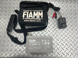 ■フィアム　FIAMM　バッテリー　１２SSP　１４　フィッシャーマン　１２V　１４Ah　中古■