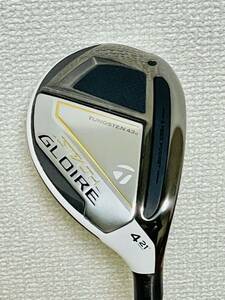 ステルス グローレ ◆ テーラーメイド ◆ 4UT 21度 ◆ STEALTH GLOIRE ◆ #4ユーティリティ ◆ 純正ヘッドカバー付き TaylorMade◆ほぼ新品