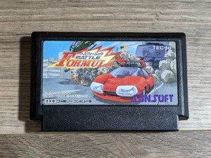 起動確認済 バトルフォーミュラ BATTLE FORMULA ファミコン FC レトロ ゲーム 任天堂 サンソフト SUNSOFT