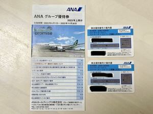 ★ 全日空 ANA株主優待 二枚 2024年5月31日まで +グループ優待券冊子★