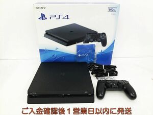 【1円】PS4 本体 セット 500GB ブラック SONY PlayStation4 CUH-2000A 初期化/動作確認済 FW9.60 M05-560kk/G4