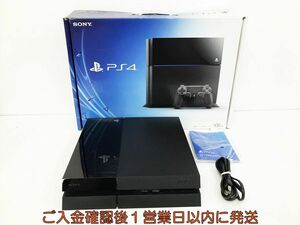 【1円】PS4 本体/箱 セット 500GB ブラック SONY PlayStation4 CUH-1000A 初期化/動作確認済 M05-562kk/G4