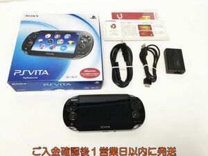 【1円】PSVITA 本体 セット ブラック SONY PlayStation VITA PCH-1100 初期化/動作確認済 M02-185yk/F3