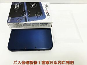 【1円】Newニンテンドー3DSLL 本体 メタリックブルー 箱あり 任天堂 RED-001 動作確認済 3DS LL K01-056ka/F3