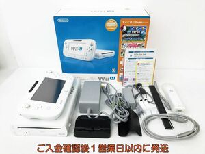 【1円】任天堂 WiiU 本体 ファミリープレミアムセット 32GB ホワイト ニンテンドーWii U 動作確認済 DC05-657jy/G4