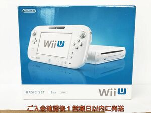 【1円】任天堂 WiiU 本体 セット 8GB ホワイト +Wiiリモコン まとめ売り 未検品ジャンク ニンテンドーWii U DC05-656jy/G4