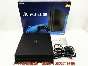 【1円】PS4 PRO 本体 セット 1TB ブラック SONY PlayStation4 GUH-7200B 初期化/動作確認済 H05-201tm/G4