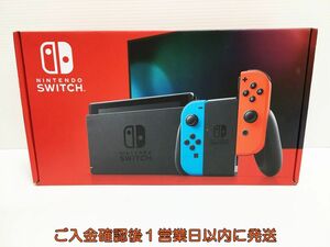 未使用品 任天堂 新型 Nintendo Switch 本体/箱 セット ネオンブルー/ネオンレッド ゲーム機本体 M03-356ym/G4