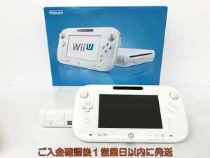 【1円】任天堂 WiiU 本体 プレミアムセット 32GB ホワイト ニンテンドーWii U 未検品ジャンク DC10-263jy/G4