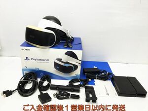 【1円】SONY PlayStation VR 本体 ヘッドセット カメラ同梱版 PS4 PSVR CUH-ZVR1 未検品ジャンク J06-093yk/G4