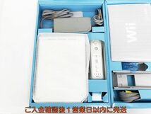 【1円】任天堂 ニンテンドー Wii 本体 セット ホワイト 白 リモコン ヌンチャク 周辺機器 未検品ジャンク K06-107ka/G4_画像2