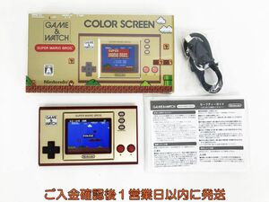 【1円】Nintendo GAME&WATCH COLOR SCREEN スーパーマリオブラザーズ ゲーム&ウオッチ 任天堂 動作確認済 L07-152ka/F3