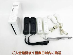 【1円】任天堂 Wii 周辺機器 ヌンチャク リモコン等 ゲーム機本体 まとめ売り セット 未検品 ジャンク K08-128ka/G4