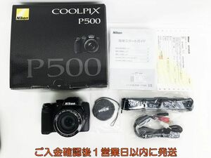 【1円】Nikon COOLPIX P500 コンパクトデジタルカメラ 本体 ブラック 未検品ジャンク ニコン K06-102ka/F3