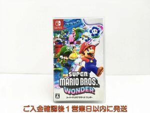 【1円】Switch スーパーマリオブラザーズ ワンダー ゲームソフト 状態良好 1A0313-400sy/G1