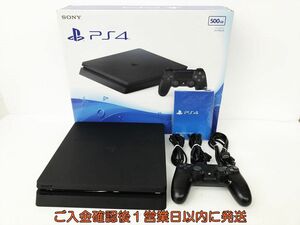 【1円】PS4 本体 セット 500GB ブラック SONY PlayStation4 CUH-2000A 動作確認済 プレステ4 DC05-694jy/G4