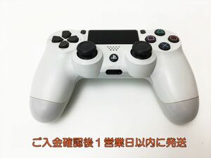 【1円】PS4 純正 ワイヤレスコントローラー DUALSHOCK4 ホワイト 未検品ジャンク SONY PlayStation4 J06-120rm/F3