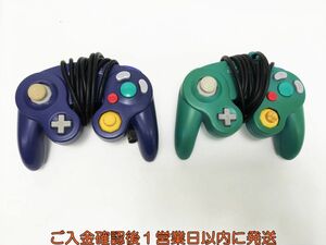 【1円】任天堂 ゲームキューブ GC コントローラー 2個セット カラー混合 まとめ売り 未検品 ジャンク M06-049yk/G4