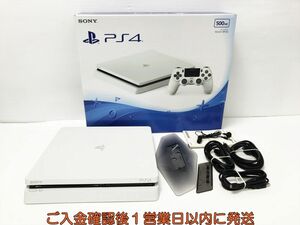 【1円】PS4 本体 セット CUH-2000A ホワイト 500GB ゲーム機本体 SONY 初期化/動作確認済 M03-377yk/G4