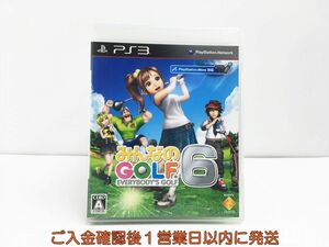 【1円】PS3 みんなのGOLF 6 プレステ3 ゲームソフト 1A0027-817sy/G1