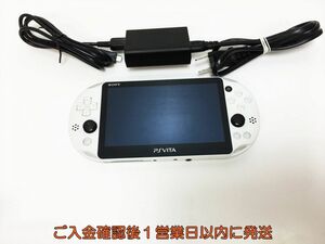 【1円】SONY PSVITA 本体 セット PCH-2000 ホワイト ゲーム機本体 playstation VITA 初期化/動作確認済み J09-268ym/F3